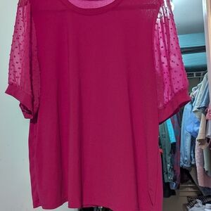 Elegant Pink Women's Top